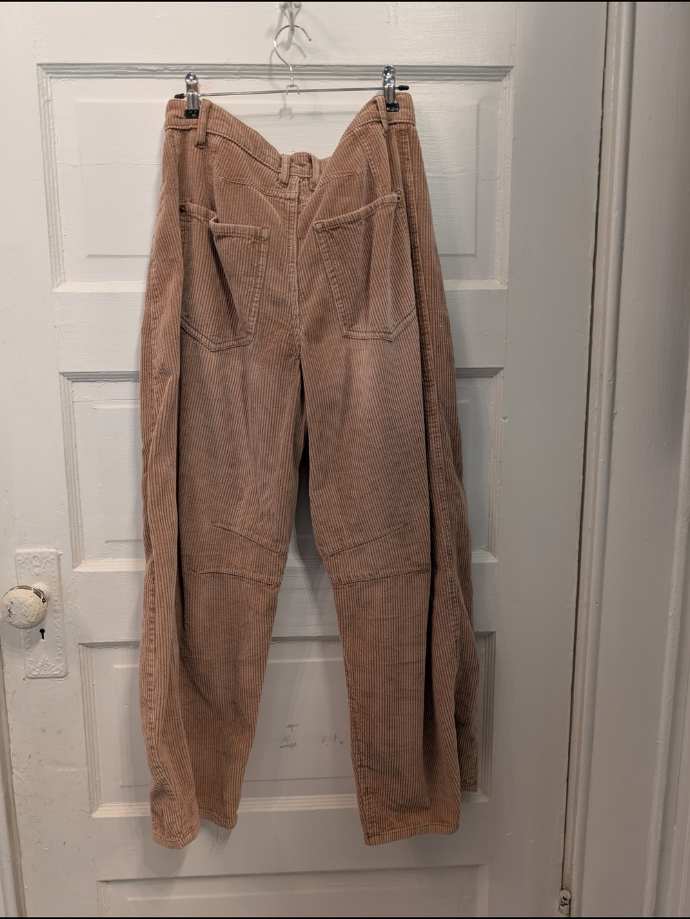 We The Free Wide-Leg Barrel Corduroy Pants in Withered Rose Size 27 - Picture 5 of 10